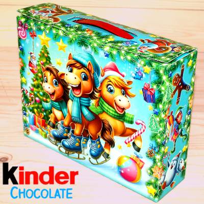 Киндер-подарок в картонной упаковке с символом 2026 в Чашниково