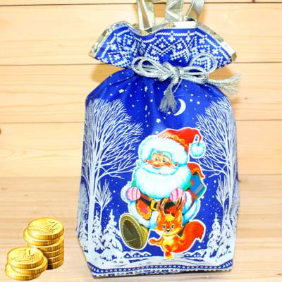 Сладкий новогодний подарок в мешочке  в Чашниково