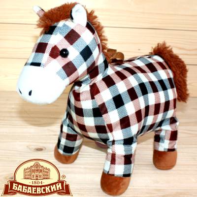 Детский новогодний подарок с конфетами Лошадка в Чашниково