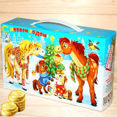 Недорогой сладкий подарок на Новый Год детям 2026 года в Чашниково