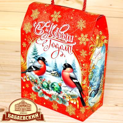 Бабаевский сладкий новогодний подарок -Снегири 2026 в Чашниково