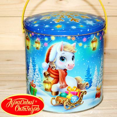 Подарок в жестяной упаковке от Красного Октября весом 1000 грамм в Чашниково